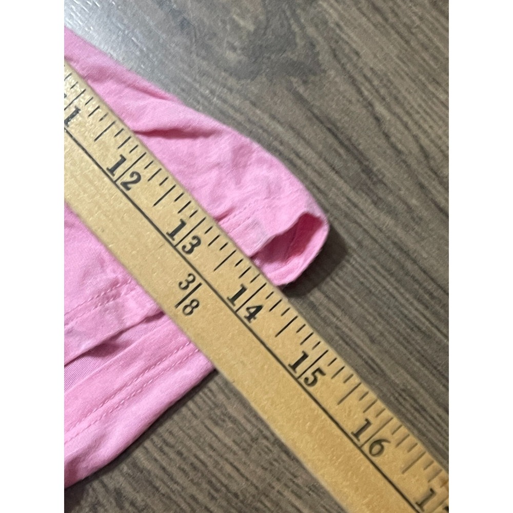 BY JOHNNY Shirt, Women's Size Medium, Pink, V-neck, Short Sleeve - Picture 6 of 9